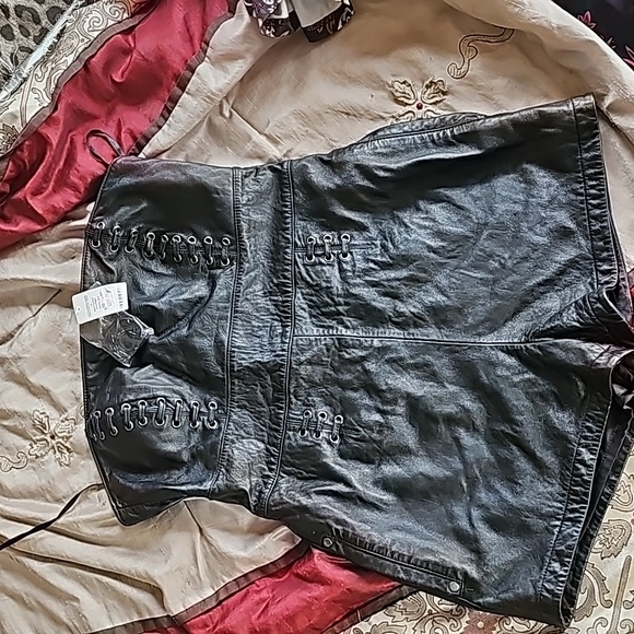 Bebe Leather short romper